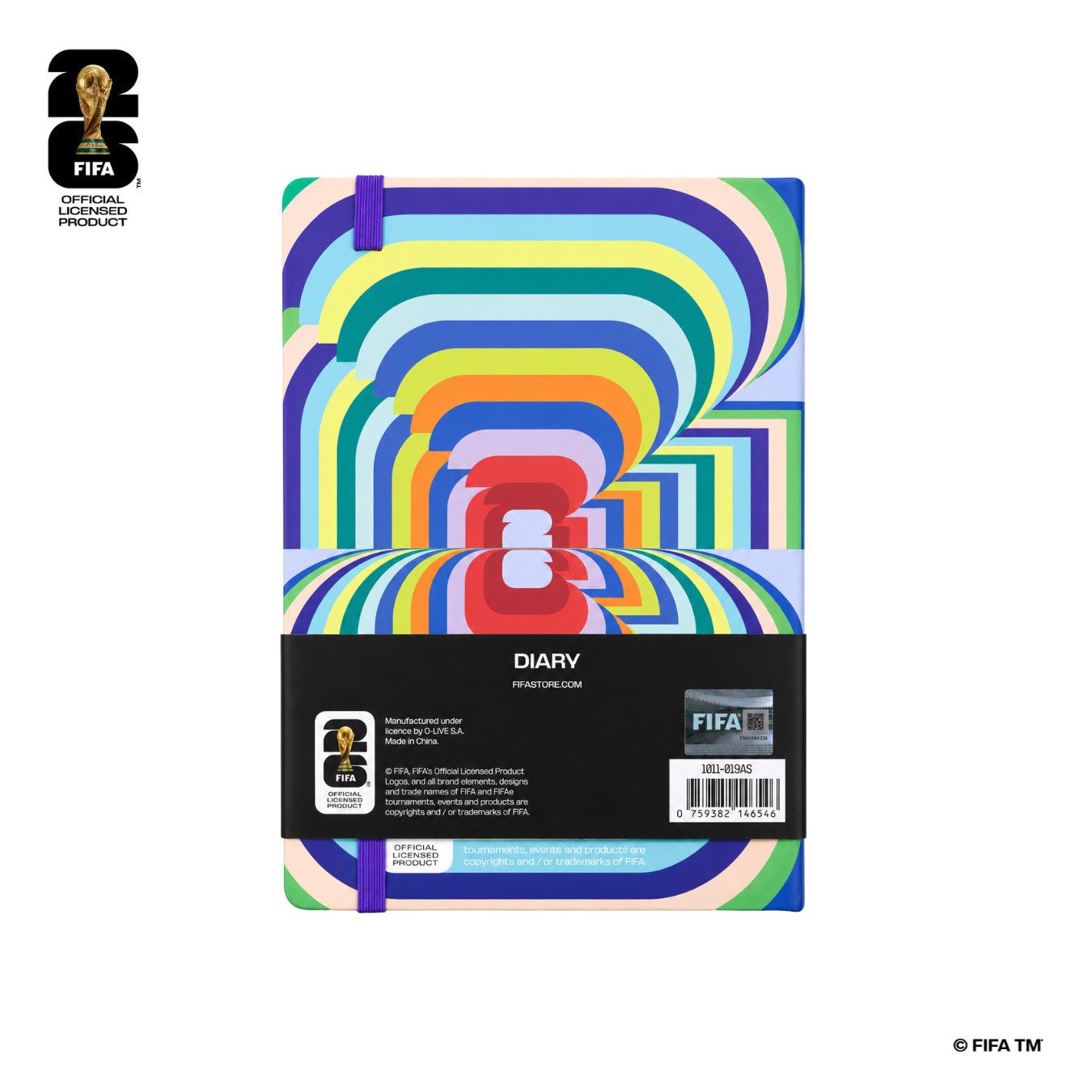 FIFA World Cup 2026™️ Official Licensed Product | Notebook Diary