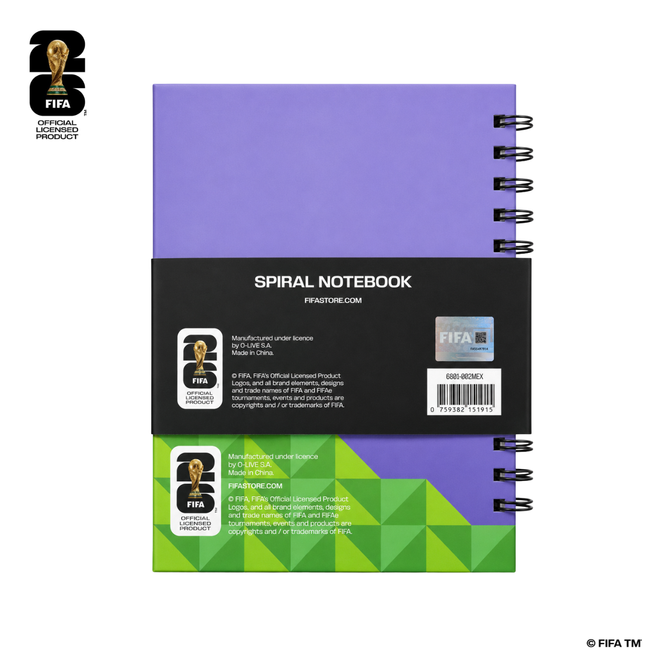 FIFA World Cup 2026™️ Official Licensed Product | Notebook - Mexico Range