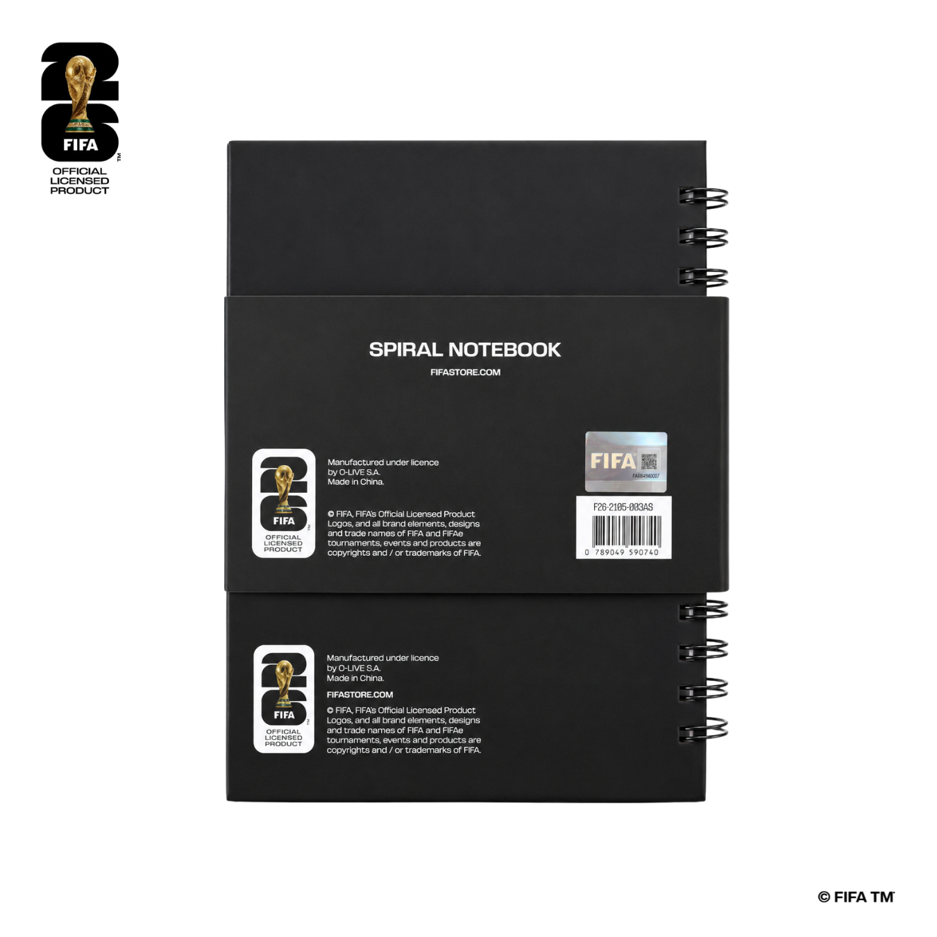 FIFA World Cup 2026™️ Official Licensed Product | Mascot Range Spiral Notebook