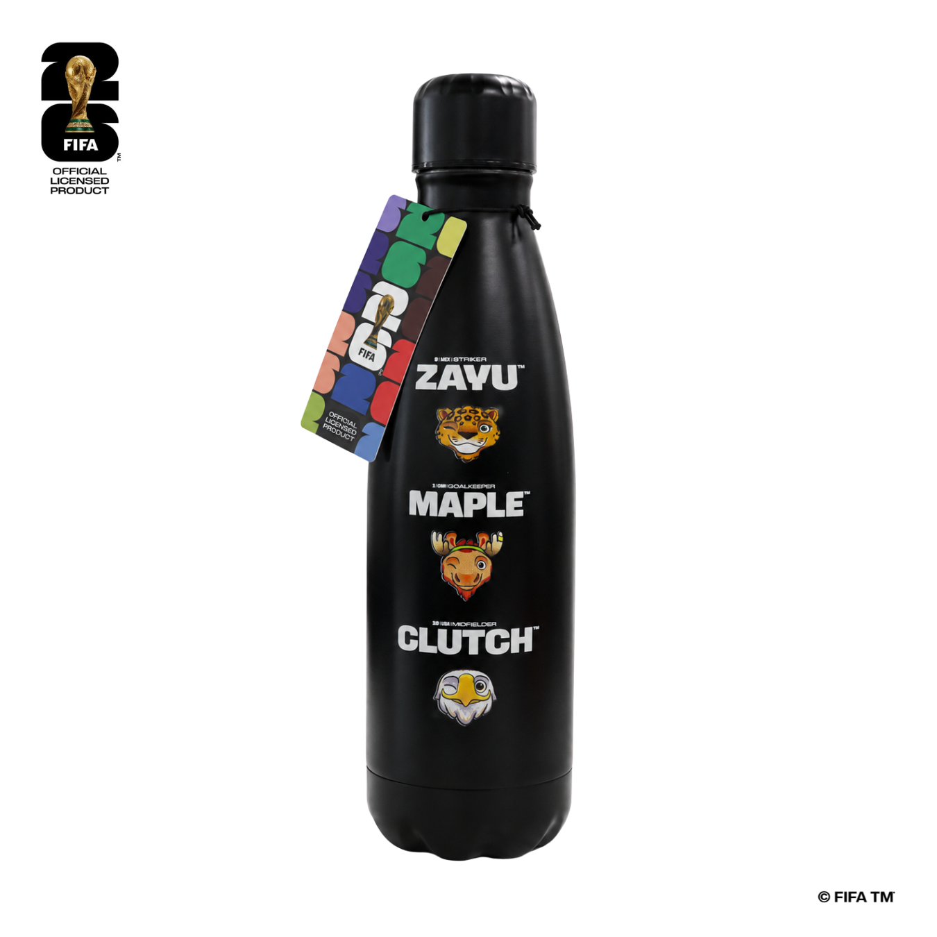 FIFA World Cup 2026™️ Official Licensed Product | Mascot Range Thermal Bottle