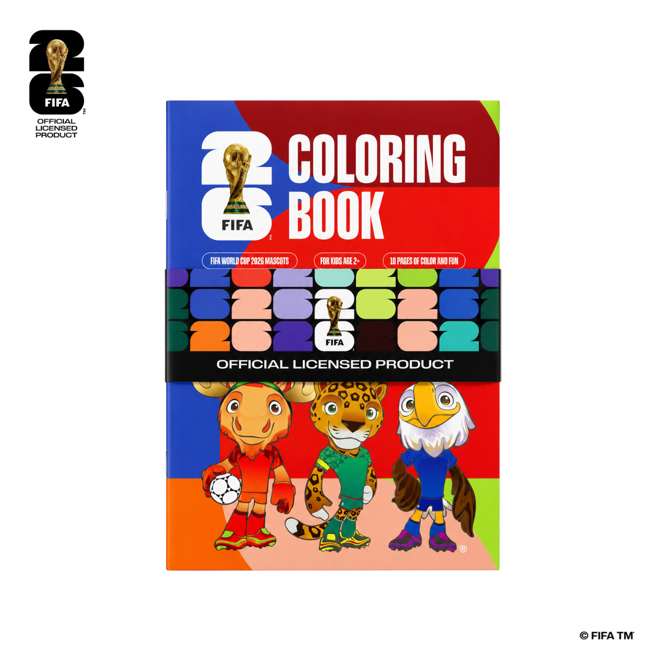 FIFA World Cup 2026™️ Official Licensed Product | Mascot Coloring Book