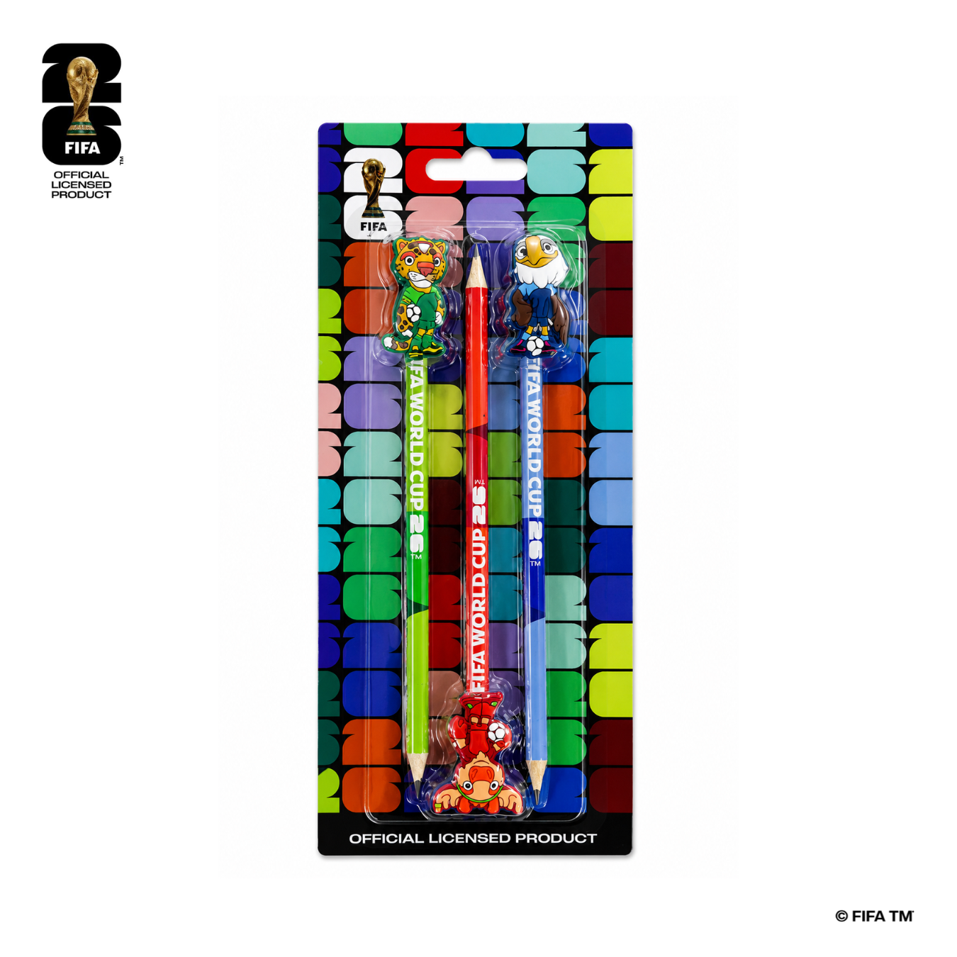 FIFA World Cup 2026™️ Official Licensed Product | Mascot Pencil Set ...