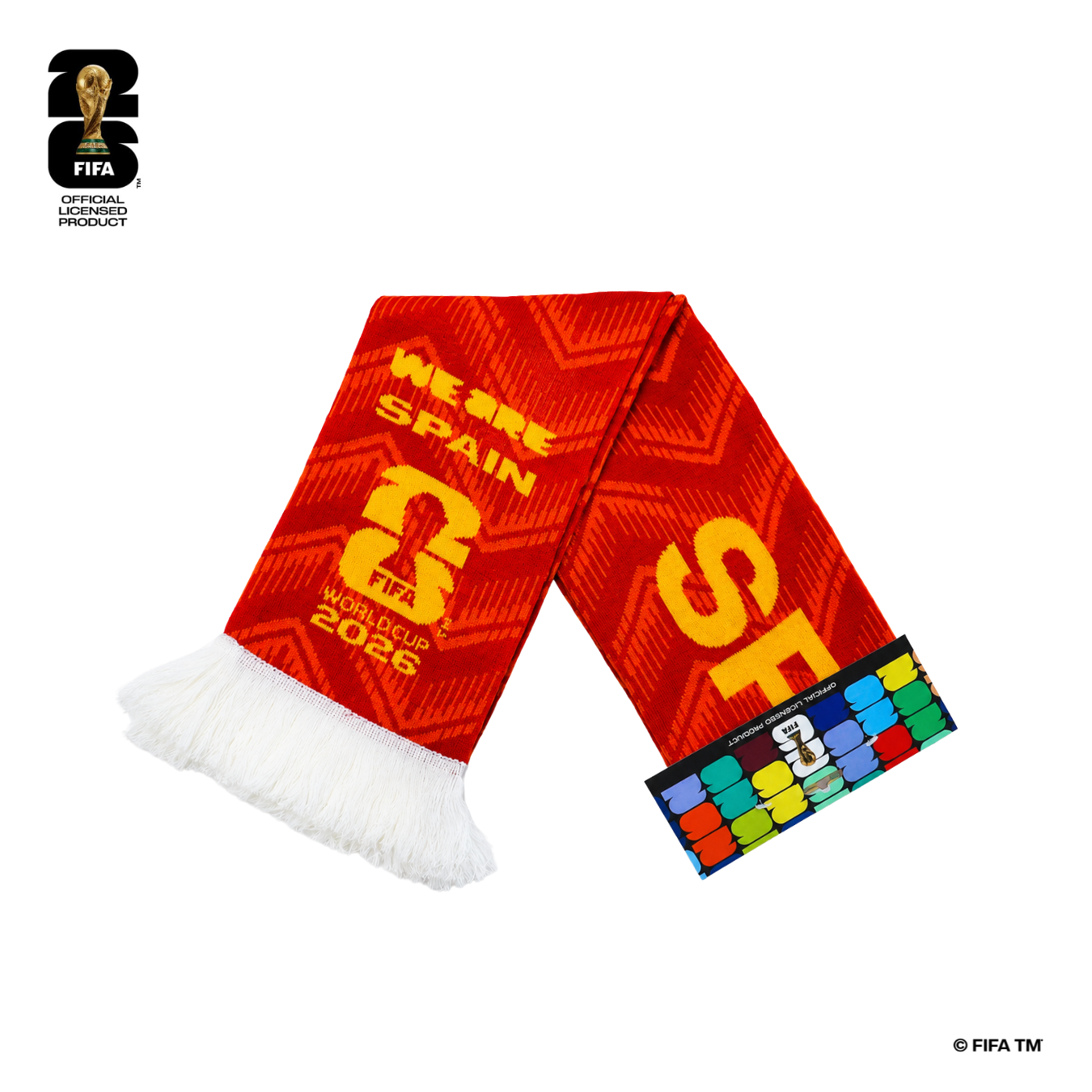 FIFA World Cup 2026™️ Official Licensed Product | Scarf Spain – QFA STORE