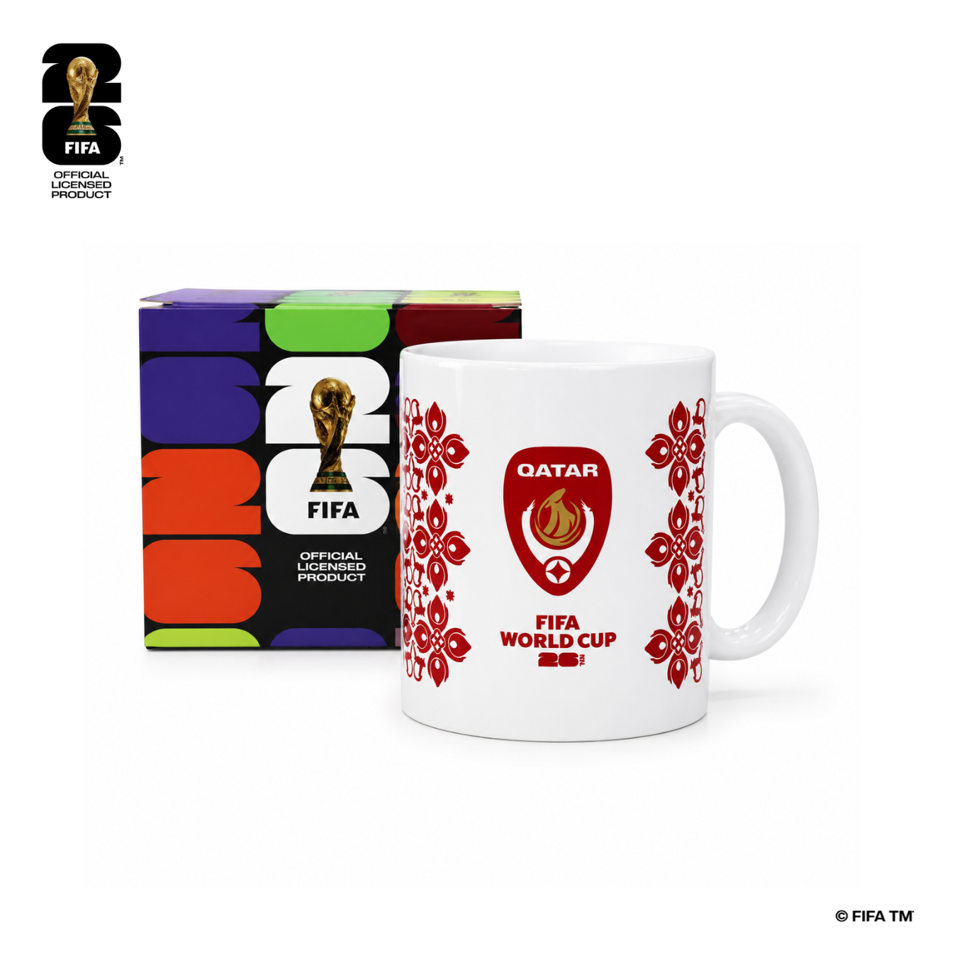 FIFA World Cup 2026™️ Official Licensed Product | Ceramic Mug Qatar ...
