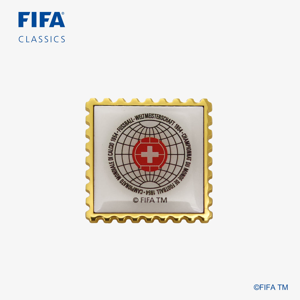 Historical Pin with FIFA classic blue package