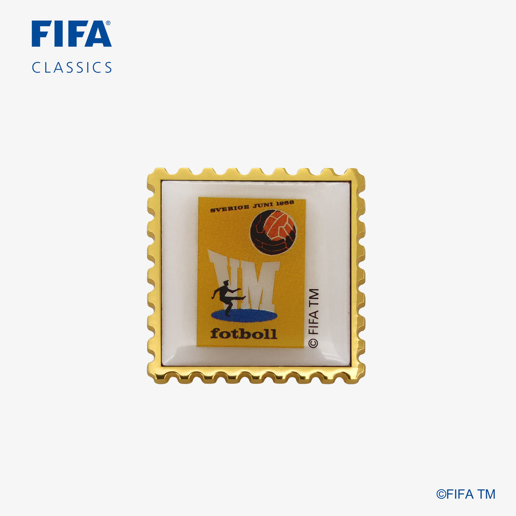 Historical Pin with FIFA classic blue package