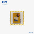 Historical Pin with FIFA classic blue package