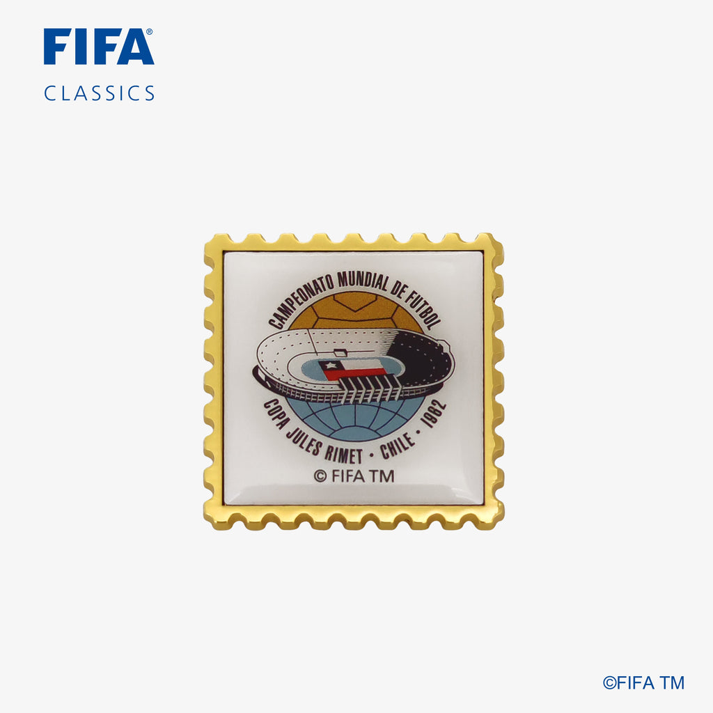 Historical Pin with FIFA classic blue package