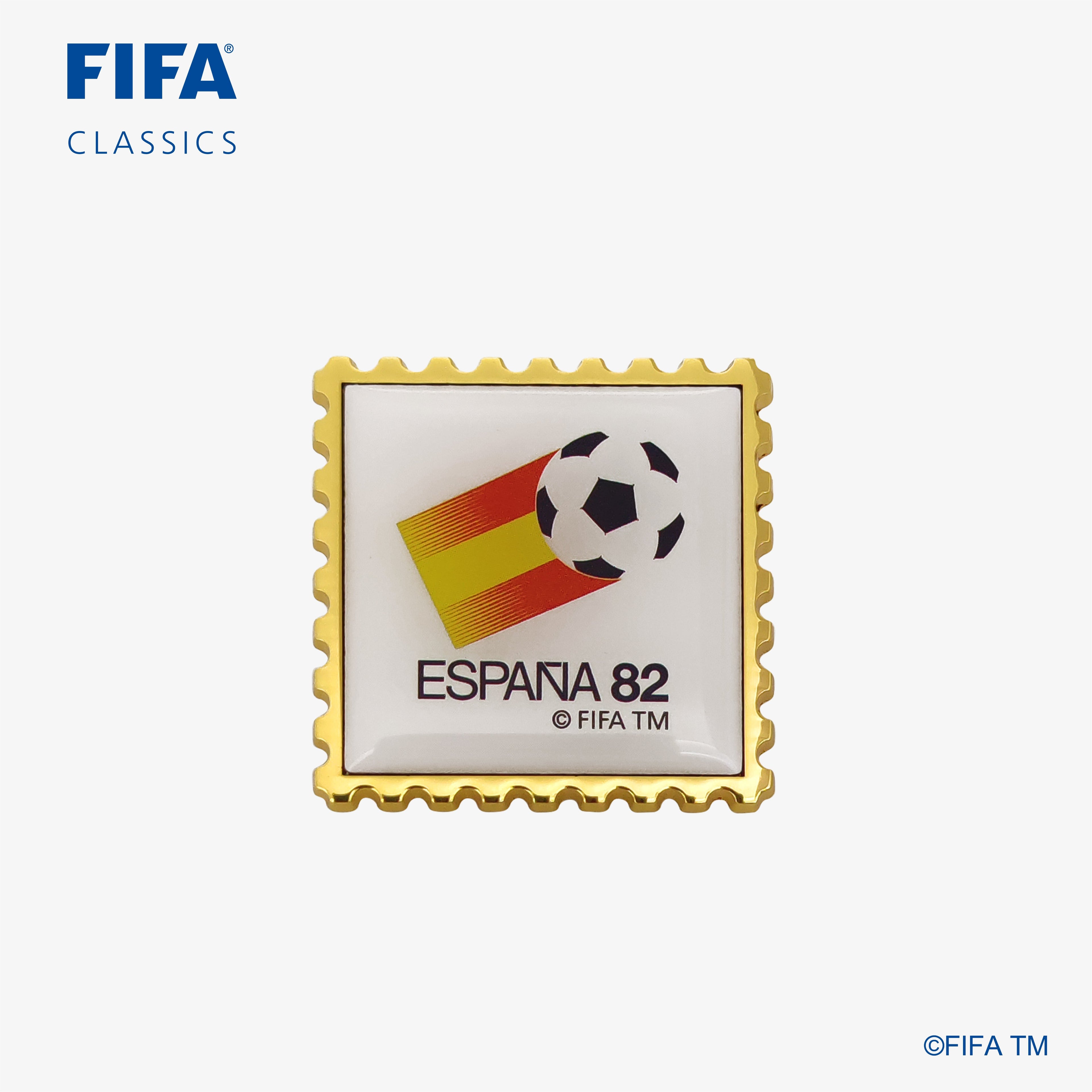 Historical Pin with FIFA classic blue package