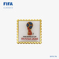 Historical Pin with FIFA classic blue package
