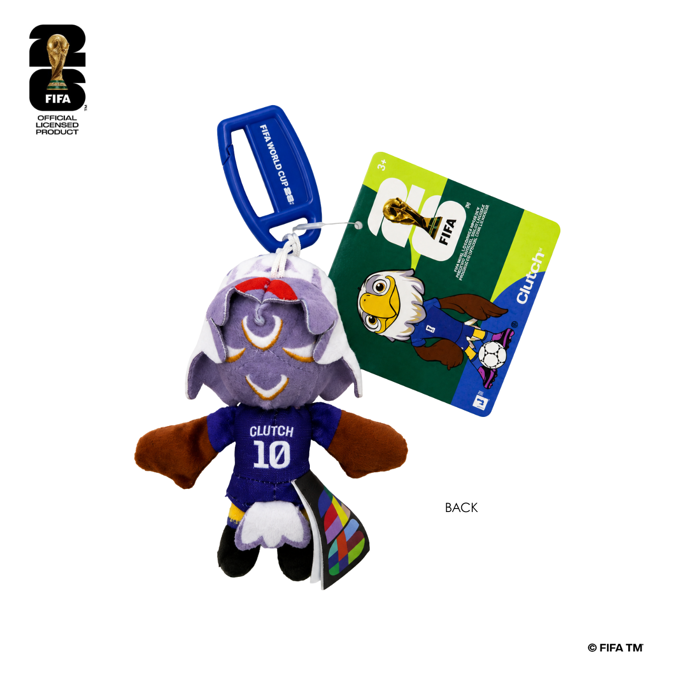 FIFA World Cup 2026™️ Official Licensed Product | Plush Mascot USA Keychain