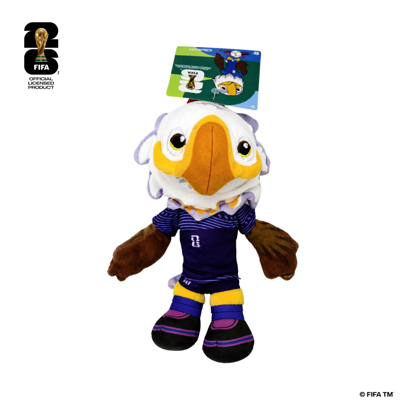 FIFA World Cup 2026™️ Official Licensed Product | 8" Plush Mascot USA