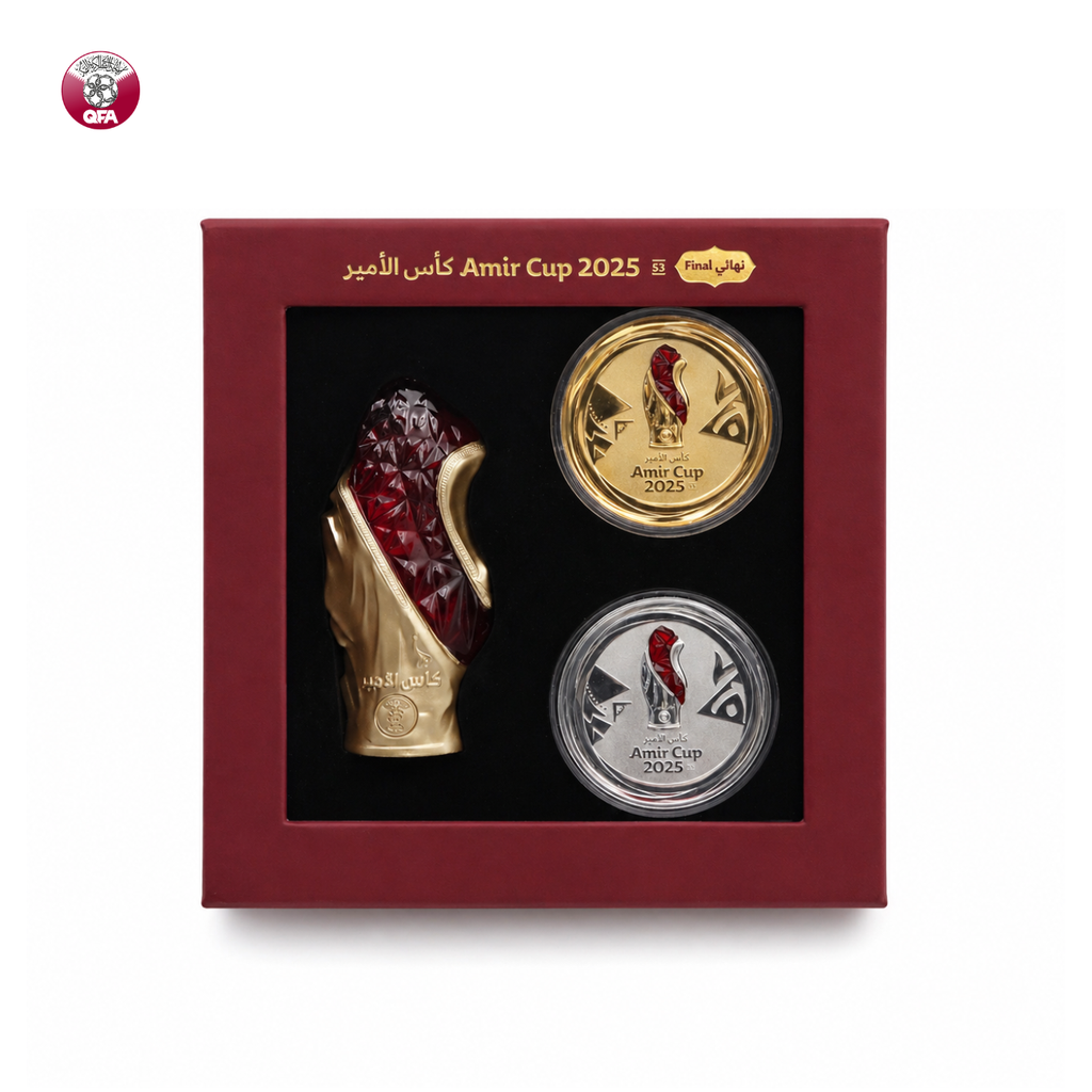 Amir Cup 2025 Coin & Trophy Set