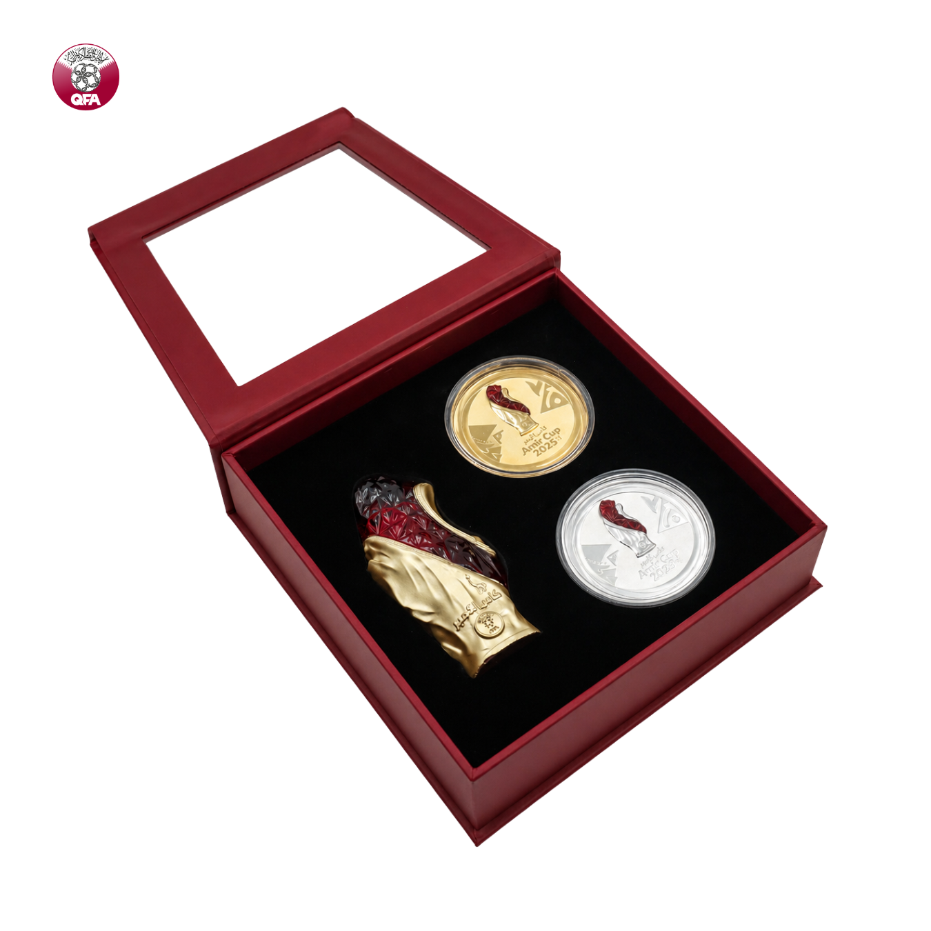 Amir Cup 2025 Coin & Trophy Set
