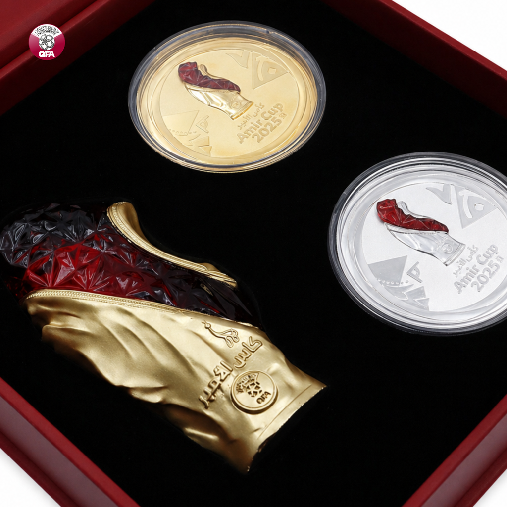 Amir Cup 2025 Coin & Trophy Set